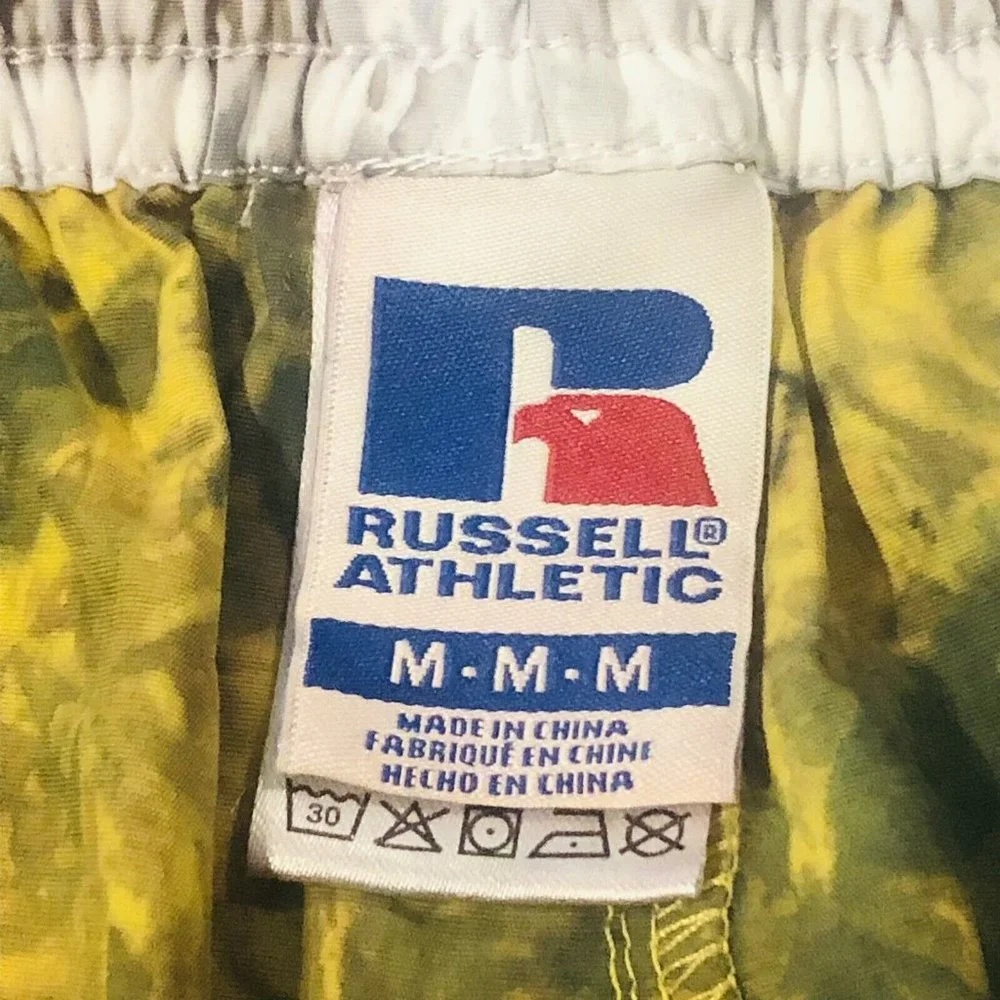 Russell Athletic One Of A Kind Tie Dye Athletic Shorts Women Size Medium TM